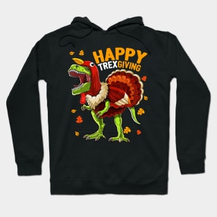 Happy Thanksgiving Turkey Costume Boys Hoodie